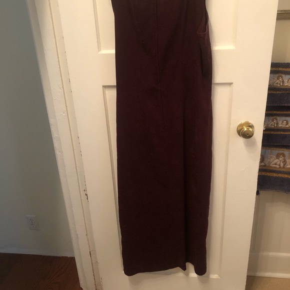 Vintage 90s burgundy Maxi Dress by Jessica. Size 18 - long spit up front- used - Picture 4 of 7